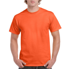 GILDAN Előmosott kerek nyakkivágásu ultra póló, Gildan GI2000, Orange-XL