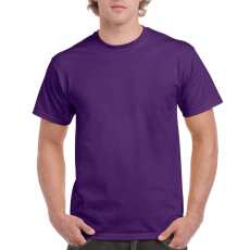 GILDAN Előmosott kerek nyakkivágásu ultra póló, Gildan GI2000, Purple-2XL