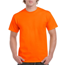GILDAN Előmosott kerek nyakkivágásu ultra póló, Gildan GI2000, S.Orange-3XL