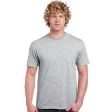 GILDAN Előmosott kerek nyakkivágásu ultra póló, Gildan GI2000, Sport Grey-5XL
