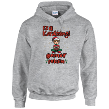 GILDAN Ez a karácsonyi gamer pulcsim (fiú) - Unisex Kapucnis Pulóver női pulóver, kardigán