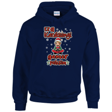 GILDAN Ez a karácsonyi gamer pulcsim (lány) - Unisex Kapucnis Pulóver
