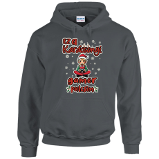 GILDAN Ez a karácsonyi gamer pulcsim (lány) - Unisex Kapucnis Pulóver