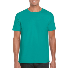 GILDAN Férfi póló Rövid ujjú Gildan Softstyle Ring Spun T-Shirt - 2XL, Jade dome