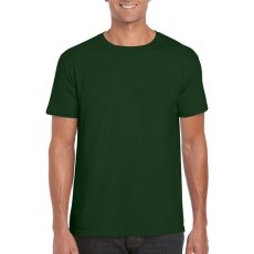 GILDAN Férfi póló Rövid ujjú Gildan Softstyle Ring Spun T-Shirt - 2XL, Sötétzöld