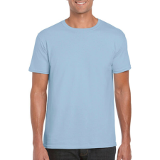 GILDAN Férfi póló Rövid ujjú Gildan Softstyle Ring Spun T-Shirt - S, Világos kék férfi póló