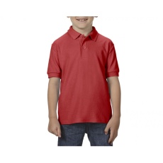 GILDAN galléros gyerek póló GIB72800, Red -R-XS