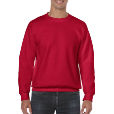 GILDAN GI18000, unisex kereknyakú pulóver, Cherry Red-L férfi pulóver, kardigán