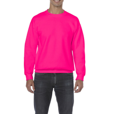 GILDAN GI18000, unisex kereknyakú pulóver, Safety Pink-L női pulóver, kardigán