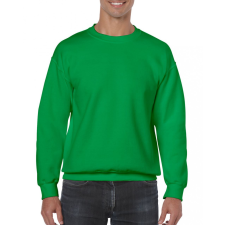 GILDAN GI18000 unisex kereknyakú pulóver, Zöld-L férfi pulóver, kardigán