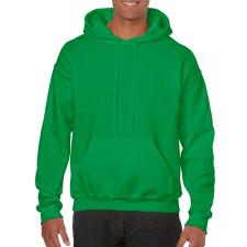 GILDAN GI18500 unisex kapucnis pulóver, Zöld-L férfi pulóver, kardigán