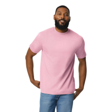 GILDAN GI3000 körkötött rövid ujjú férfi pamut póló, Light Pink-2XL