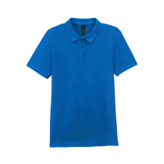 GILDAN GIL64800-B3 SOFTSTYLE® LADIES' DOUBLE PIQUÉ POLO WITH 3 COLOUR-MATCHED BUTTONS L