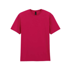 GILDAN Gildan GI3000 körkötött rövid ujjú férfi pamut póló Cherry Red-3XL