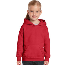 GILDAN Gildan kapucnis gyerekpulóver, piros gyerek pulóver, kardigán