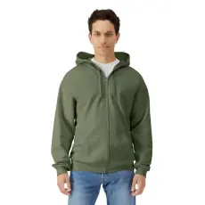 GILDAN GISF600 SOFTSTYLE® MIDWEIGHT FLEECE ADULT FULL ZIP HOODED SWEATSHIRT