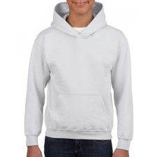 GILDAN Gyerek kapucnis pulóver Gildan GIB18500 Heavy Blend™ Youth Hooded Sweatshirt -L, White gyerek pulóver, kardigán