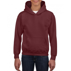 GILDAN Gyerek kapucnis pulóver Gildan GIB18500 Heavy Blend™ Youth Hooded Sweatshirt -M, Maroon