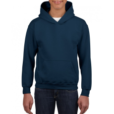 GILDAN Gyerek kapucnis pulóver Gildan GIB18500 Heavy Blend™ Youth Hooded Sweatshirt -M, Navy