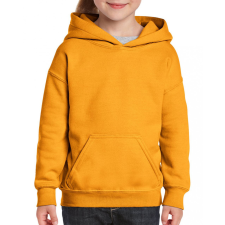 GILDAN Gyerek kapucnis pulóver Gildan GIB18500 Heavy Blend™ Youth Hooded Sweatshirt -S, Gold gyerek pulóver, kardigán