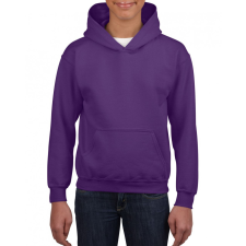 GILDAN Gyerek kapucnis pulóver Gildan GIB18500 Heavy Blend™ Youth Hooded Sweatshirt -S, Purple gyerek pulóver, kardigán