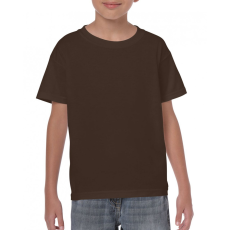 GILDAN Gyerek póló Gildan GIB5000 Heavy Cotton™ Youth T-Shirt -S, Dark Chocolate
