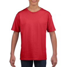 GILDAN Gyerek póló Gildan GIB64000 Softstyle® Youth T-Shirt -L, Red