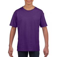 GILDAN Gyerek póló Gildan GIB64000 Softstyle® Youth T-Shirt -S, Purple