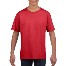 GILDAN Gyerek póló Gildan GIB64000 Softstyle® Youth T-Shirt -S, Red gyerek póló