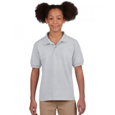 GILDAN Gyerek póló Gildan GIB8800 Dryblend® Youth Jersey polo Shirt -M, Sport Grey