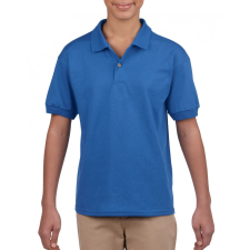 GILDAN Gyerek póló Gildan GIB8800 Dryblend® Youth Jersey polo Shirt -S, Royal gyerek póló