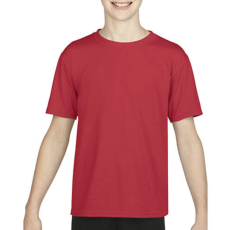 GILDAN Gyerek póló Rövid ujjú Gildan Gildan Performance Youth T-Shirt - M (140/152), Piros