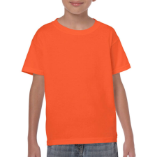 GILDAN Gyerek póló Rövid ujjú Gildan Heavy Cotton Youth T-Shirt - L (176), Narancssárga gyerek póló