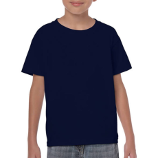 GILDAN Gyerek póló Rövid ujjú Gildan Heavy Cotton Youth T-Shirt - S (164), Sötétkék (navy)