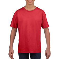 GILDAN Gyerek póló Rövid ujjú Gildan Softstyle Youth T-Shirt - M (116/134), Piros