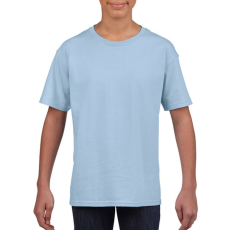 GILDAN Gyerek póló Rövid ujjú Gildan Softstyle Youth T-Shirt - S (110/116), Világos kék