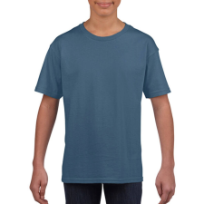 GILDAN Gyerek póló Rövid ujjú Gildan Softstyle Youth T-Shirt - XS (104/110), Indigókék gyerek póló