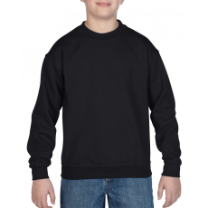 GILDAN Gyerek pulóver Gildan GIB18000 Heavy Blend™ Youth Crewneck Sweatshirt -M, Black