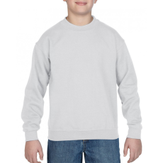GILDAN Gyerek pulóver Gildan GIB18000 Heavy Blend™ Youth Crewneck Sweatshirt -M, White