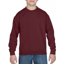 GILDAN Gyerek pulóver Gildan GIB18000 Heavy Blend™ Youth Crewneck Sweatshirt -XS, Maroon gyerek pulóver, kardigán