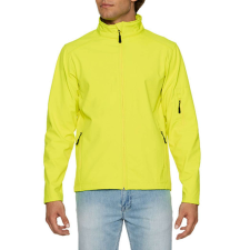 GILDAN Hammer uniszex softshell dzseki, Gildan GISS800, Safety Green-XL férfi kabát, dzseki