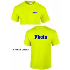 Gildan Heavy Cotton Press, Sajtó, Fotó, Photo Póló Safety Green
