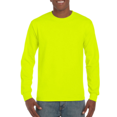 GILDAN Hosszú ujjú klasszikus szabású póló, Gildan GI2400, Safety Green-5XL