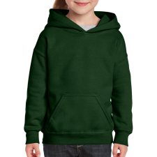 GILDAN kapucnis gyerek pulóver, GIB18500, Forest Green-L gyerek pulóver, kardigán