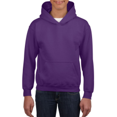 GILDAN kapucnis gyerek pulóver, GIB18500, Purple-XL