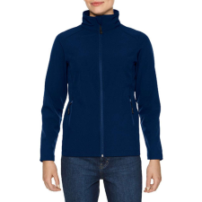 GILDAN Karcsúsított softshell cipzáros női dzseki, Gildan GILSS800, Navy-3XL női dzseki, kabát