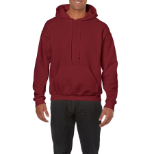 GILDAN Kenguru zsebes kapucnis pulóver, Gildan GI18500, Garnet-XL férfi pulóver, kardigán