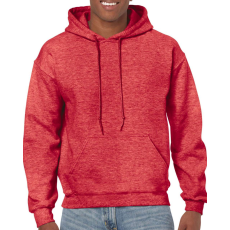 GILDAN Kenguru zsebes kapucnis pulóver, Gildan GI18500, Heather Sport Scarlet Red-2XL