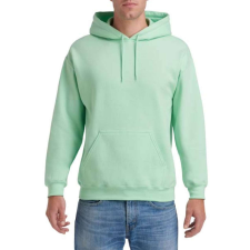 GILDAN Kenguru zsebes kapucnis pulóver, Gildan GI18500, Mint Green-M férfi pulóver, kardigán