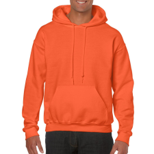 GILDAN Kenguru zsebes kapucnis pulóver, Gildan GI18500, Orange-M férfi pulóver, kardigán